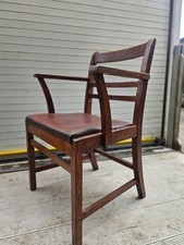 Vintage 1940’s Military Oak Office ChairFree Delivery