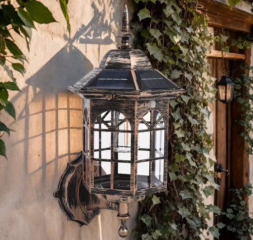 Solar wall lights - wall, with