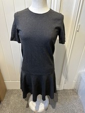 COS Drop Waist Dress Dark Grey