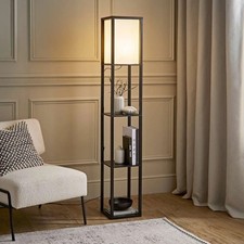 Standard Floor Lamp with Shelf
