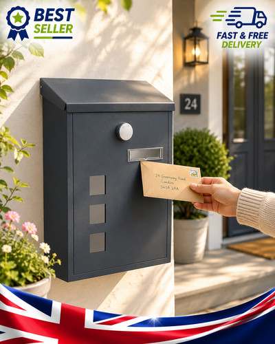 Post box wall - post, mounted