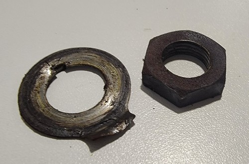 Rotor mount hardware nut 1972 - mount,