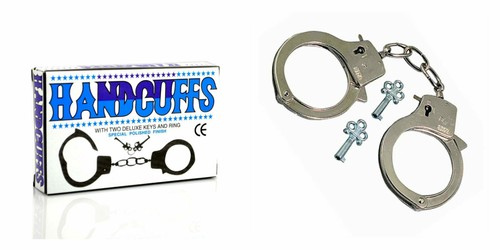 Metal handcuffs for children - handcuffs,
