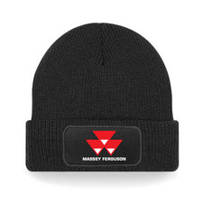 Massey Ferguson Farming Tractor Workwear Unisex Beanie Patch Printed Hat Winter
