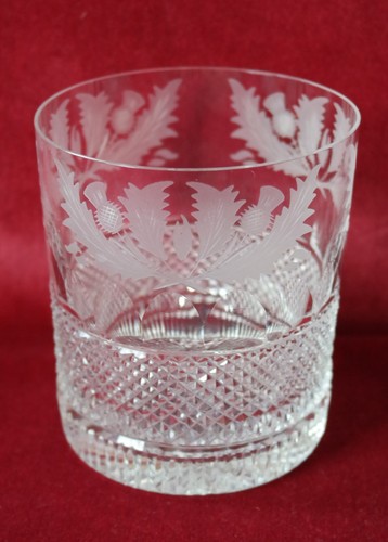 Edinburgh crystal thistle - edinburgh,