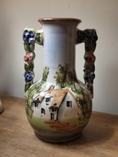Torquay ware two-handled vase