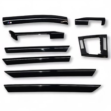 BMW 3 Series E46 Sedan Touring Interior Dashboard & Door Panel Trim Set In Black
