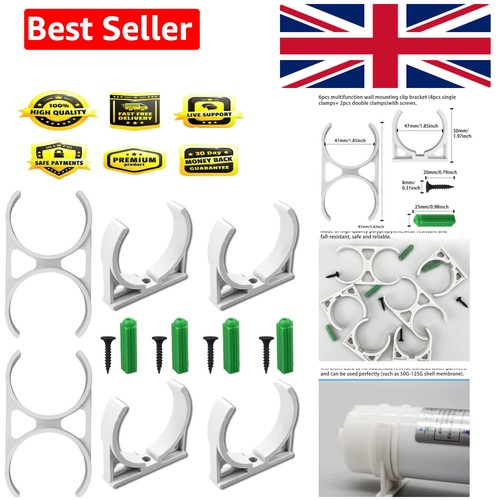 6pcs wall mounting clip - 6pcs,
