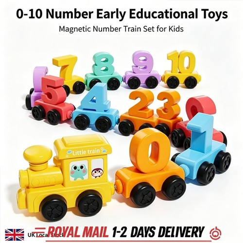 Magnetic number train - magnetic,