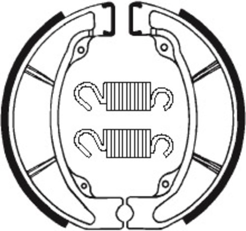 Brake shoes organic - brake, fits