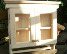 Small GLAZED wooden bathroom