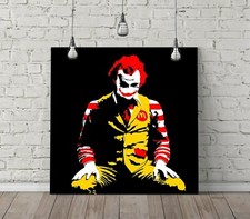 BANKSY JOKER MCDONALD SQUARE