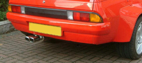 Opel manta 400 rear - rear, bumper