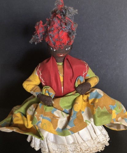 Vintage handmade jamaican - jamaican, doll