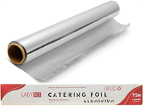 Aluminium foil roll 45cm 75m - 45cm, x