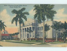Linen COURTHOUSE SCENE Punta