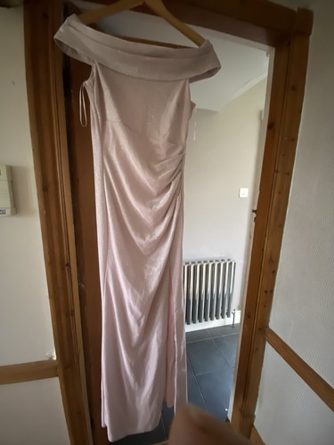 Quiz pink long glittery