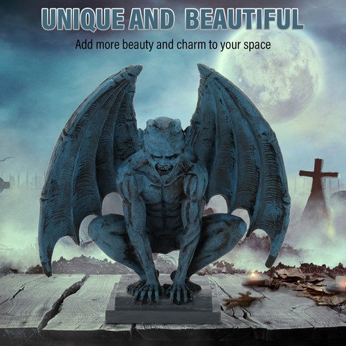 Gargoyle statue lifelike resin - statue,