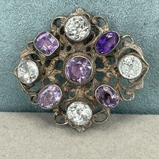 Antique sterling silver brooch