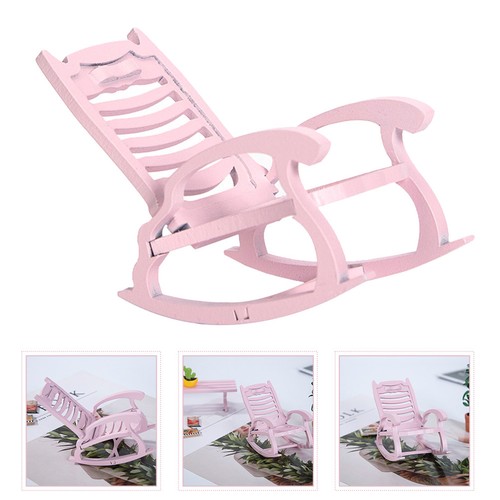 Miniature wood rocking chair - miniature,