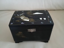 Vintage Japanese Mount Fuji Musical Jewellery Box