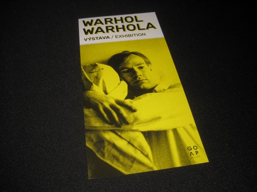 Andy warhol exhibition flyer - warhol,