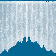 Summer Jardiniere Net Curtain - Slot Top - Free Postage - Sold By The Metre