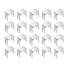 20Pcs Zipper Stoppers, #5 Top