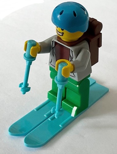 Lego downhill skier adventurer - downhill,
