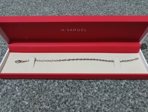 Silver twisted chain bracelet - silver,