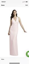 Dessy Group Blush Bridesmaid