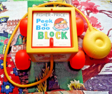 Vintage 70'  Peek-a-Boo Block