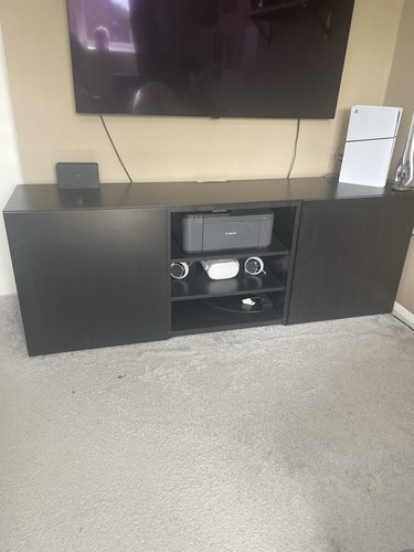 Ikea besta stand black - besta,