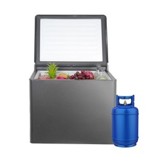 Smad 3 Way Campervan Fridge 40L Gas LPG/12V/240V Quiet Camping Refrigerator