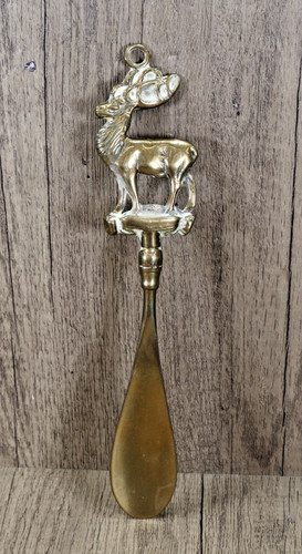 Antique solid brass shoe - antique,