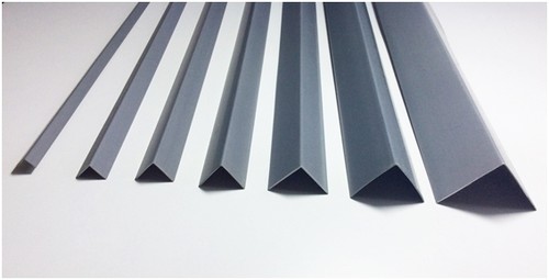 Pvc corner trim grey - pvc,