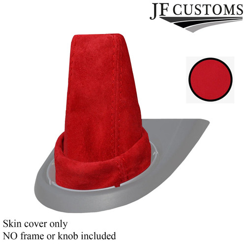 Red suede fits - red,