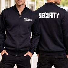 Black Zip Front Security