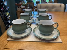 DENBY REGENCY GREEN 6 X CUPS