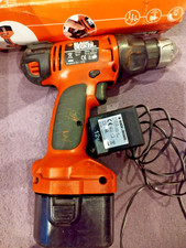 Black & Decker CD12CA 12V Cordless Power Drill with Charger, Battery,