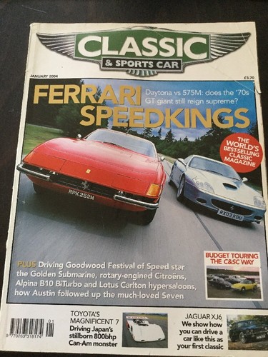 Classic sports car magazine - car,
