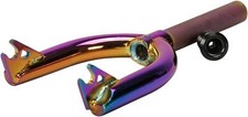 Brand New Rocker 3 Mini BMX Forks in Oil Slick / Jet Fuel / Rainbow - RRP £59.99
