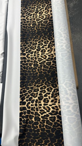 Brown leopard fabric animal - brown,