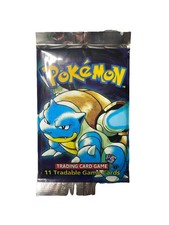 Wizards of the Coast POKÉMON TCG 1st Edition Base Set Booster Pack Blastoise Art