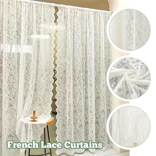 French lace floral - lace, curtains