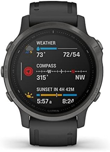Garmin fenix sapphire - 6s, black