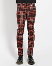 Men multi color tartan plaid - men's,
