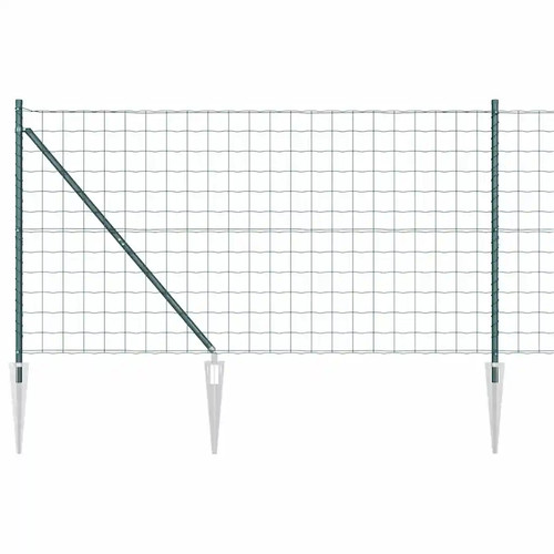 Euro fence with concrete base - fence,