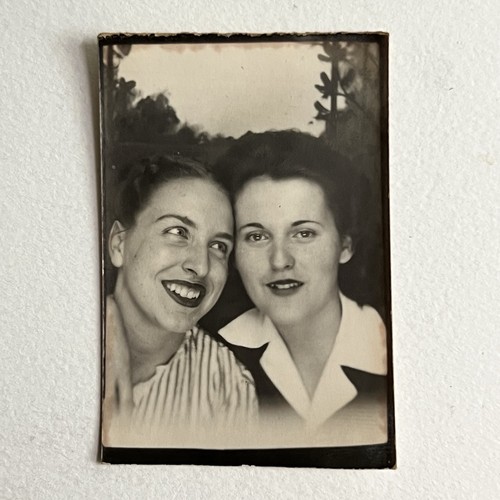 Vintage photo booth photograph - vintage,