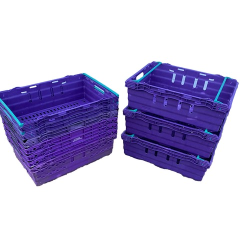 Purple bail arm crates - purple,